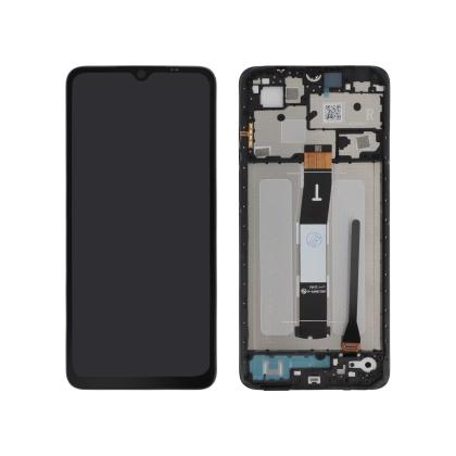 Complete Screen Black Redmi 12C (With Frame) (ReLife)