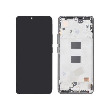Complete Screen Black OLED Redmi Note 13 4G (With Frame)