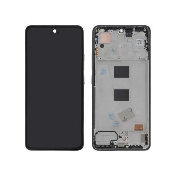 Complete Screen Black Redmi Note 13 4G (With Frame) (ReLife)