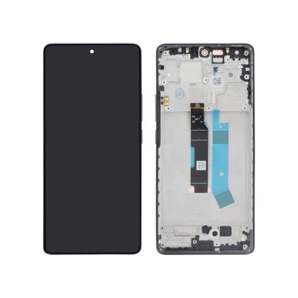 Complete Screen Black Redmi Note 14 Pro 4G (With Frame) (ReLife)
