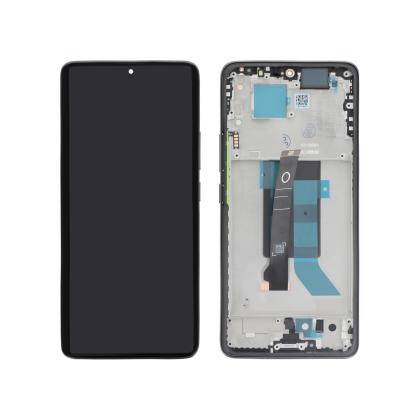 Complete Screen Black Redmi Note 14 Pro 5G (With Frame) (ReLife)
