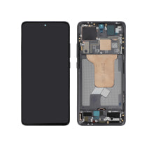 Complete Screen Black Xiaomi 12/12X (With Frame) (Relife)